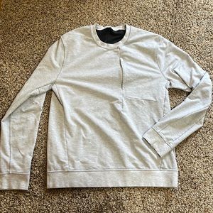 Mens Grey Lulu Pullover